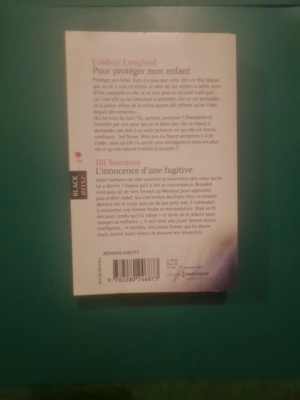 Livre occasion – Lindsay Longford , Pour protéger mon enfant , Jill Sorenson , L'innocence d'une fugitive