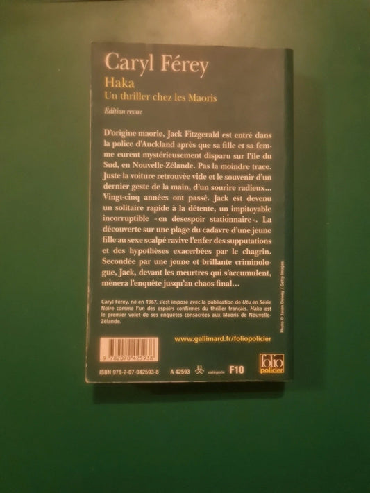 Caryl Férey : Haka ,
Un thriller chez les Maoris