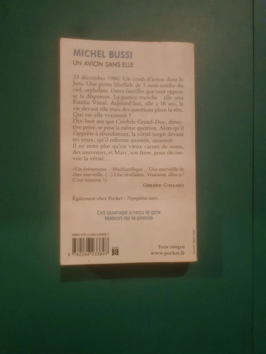 Michel Bussi : un avion sans elle