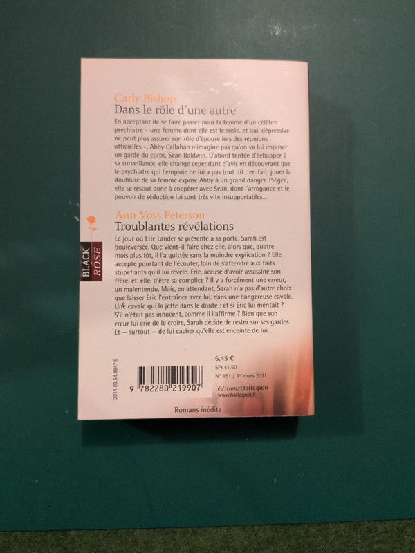 Carly Bishop :
Dans le rôle d'une autre , Ann Voss Peterson
: Troublantes révélations