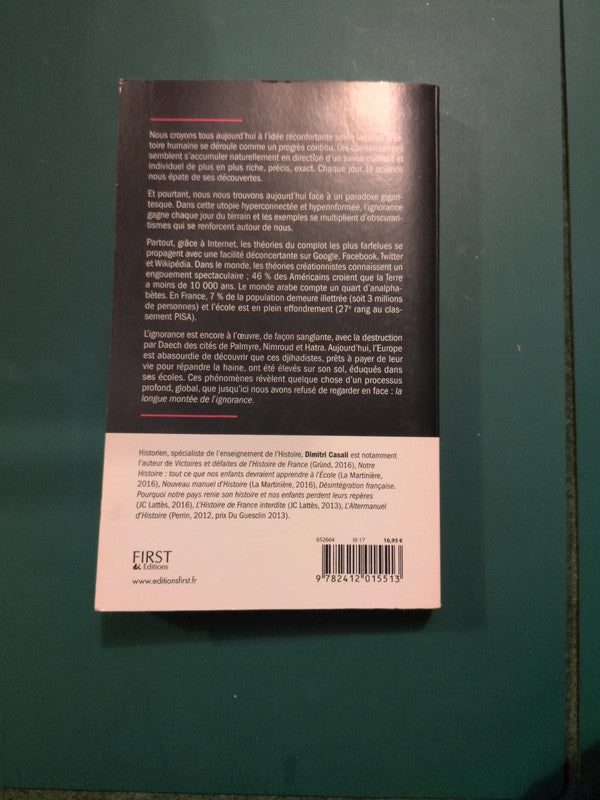 La longue montée de l'ignorance, Dimitri Casali