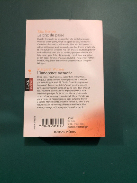 Rita Herron ,
Le prix du passé , Margaret Watson
, L'innocence menacée