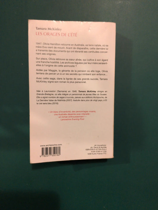 Les orages de l'été , Tamara McKinley
