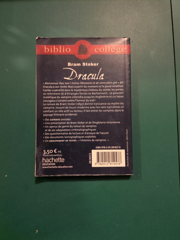Dracula , Bram Stoker , bibliocollege