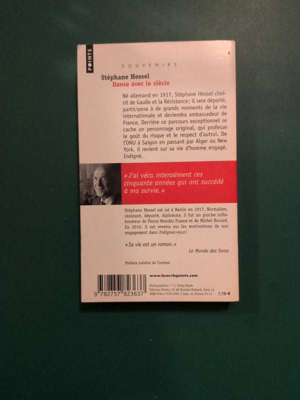 Danse avec le siècle , Stéphane Hessel