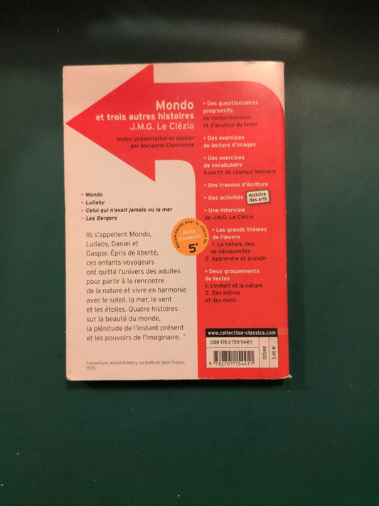 Mondo et trois autres histoires
, J.M.G. Le Clézio