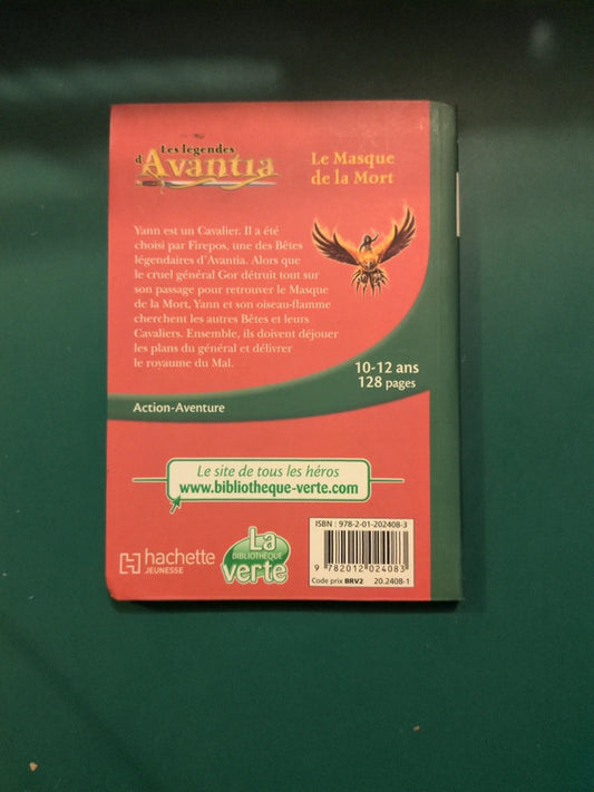 Les légendes d'Avantia ,
Le Masque de la Mort