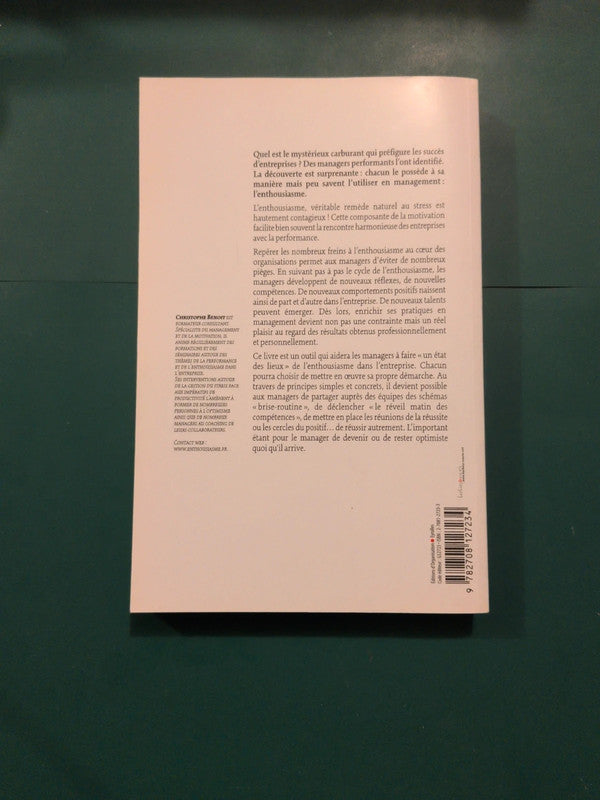 Motivé par l'enthousiasme, Christophe Benoît