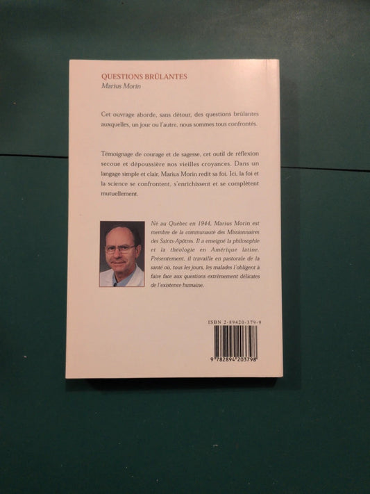 Question brûlante , Marius Morin