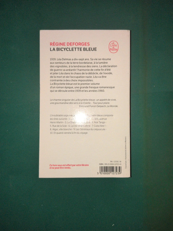 la bicyclette bleue , Régine Deforges
