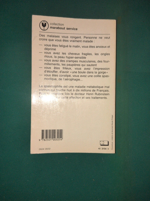 Etes-Vous Spasmophile ?
, Dr Hernri Rubinstein