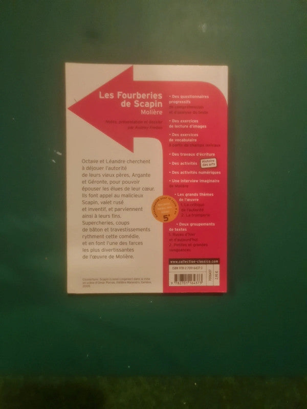 Les Fourberies de Scapin
Molière : classico collège