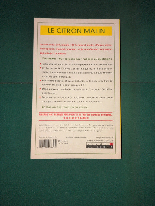 Le citron Malin , Julie Frédéric