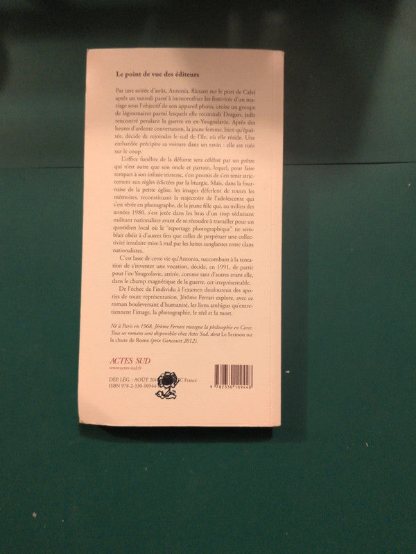 Used book – A son image, Jérôme Ferrari