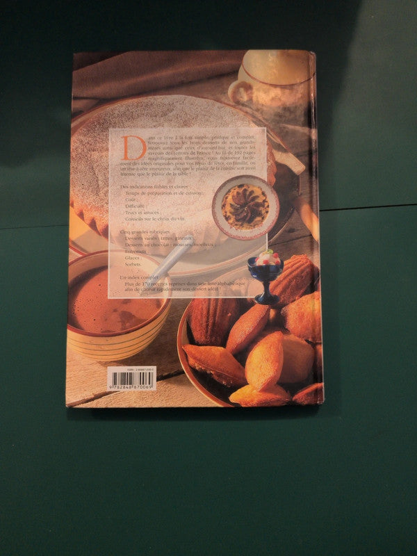 La ronde des desserts, cuisine à livre ouvert