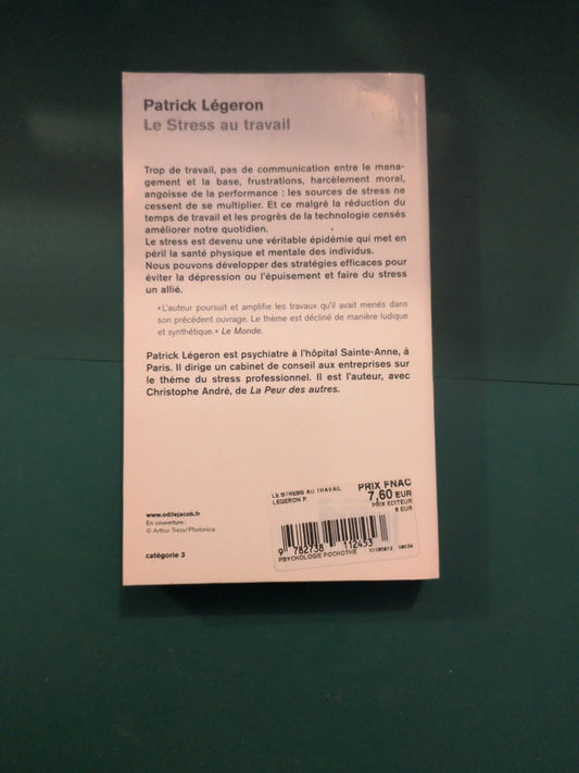 Used book – Workplace Stress, Patrick Légeron