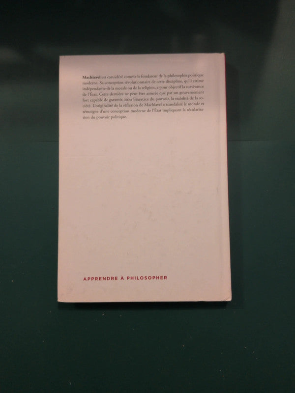 Machiavel
La morale est étrangère à la politique qui
ne vise
que le pouvoir