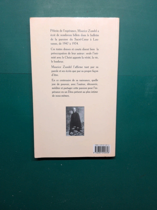 Pèlerin de l'espérance, Maurice Zundel
