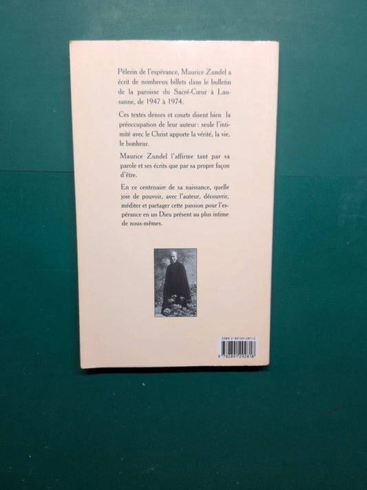 Pèlerin de l'espérance, Maurice Zundel