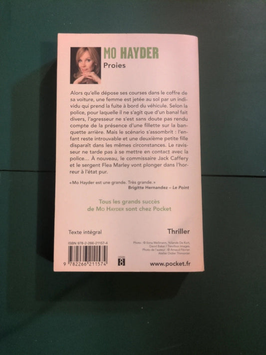 Proies, Mo Hayder, Jacques-Hubert Martinez