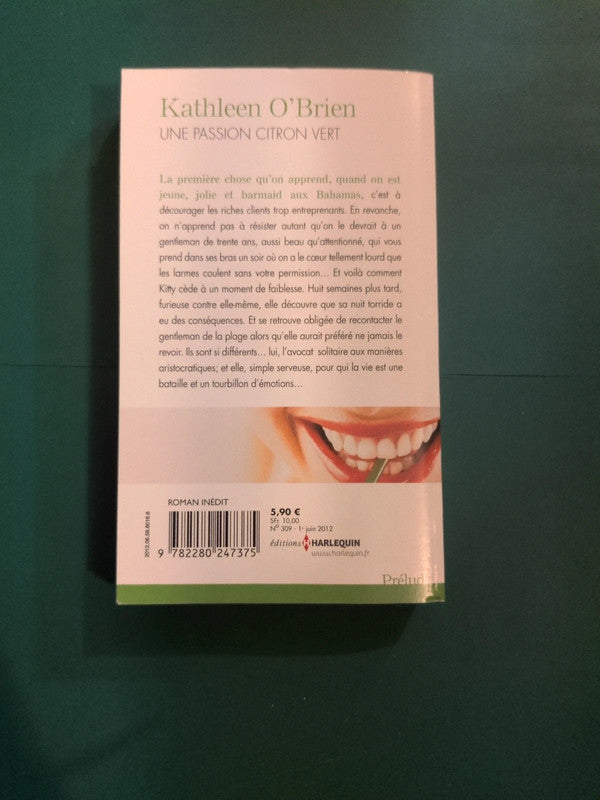 Livre occasion – une passion citron vert , Kathleen O'Brien