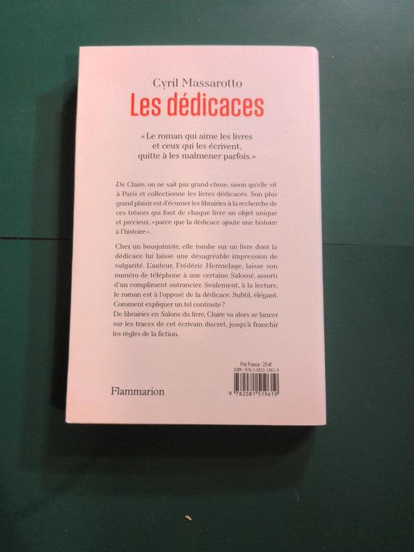 Les dédicaces , Cyril Massarotto