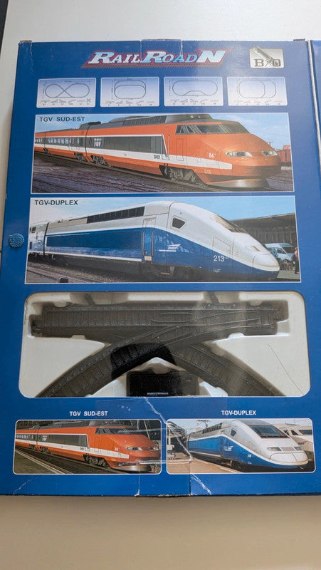 Circuit Tgv Duplex Rail Road N scale
