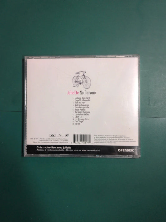 Cd , No parano
, Juliette