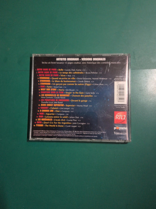 Cd Les Plus Belles Chansons Des Comédies Musicales