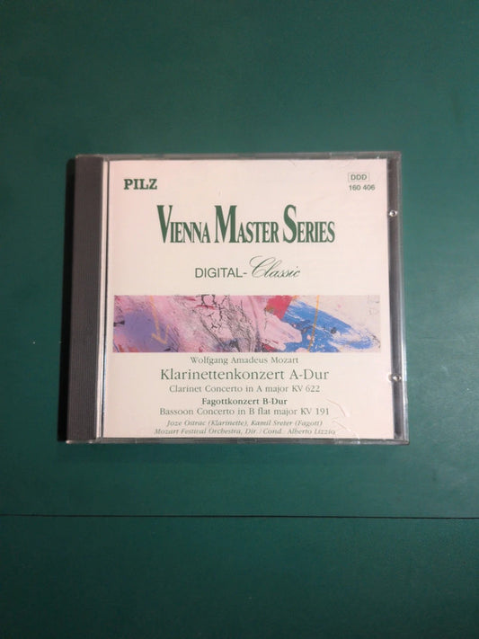 Wolfgang Amadeus Mozart – Concertos pour Clarinette et Basson , Kv622 / Kv191