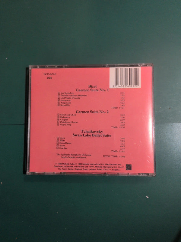 Cd Bizet , Tchaikovsky – Carmen Suites 1 & 2 - Swan Lake Ballet Suite