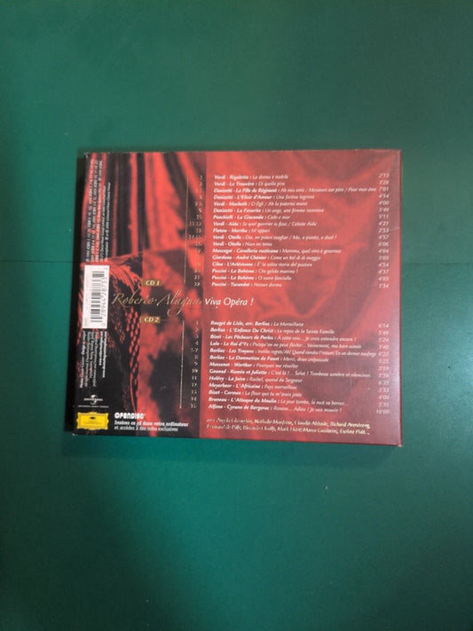 Cd Roberto Alagna – Viva Opera