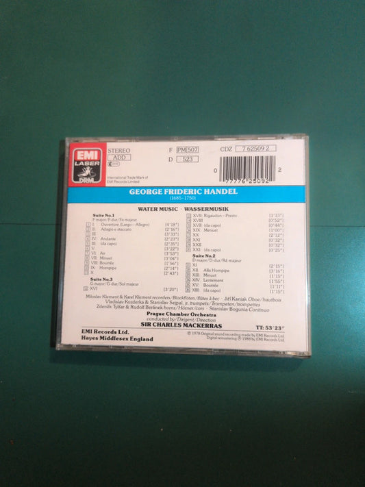 Handel / Sir Charles Mackerras – Water Music - Wassermusik