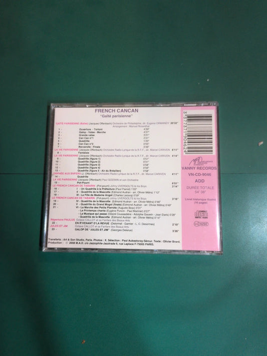 Cd French Cancan "Gaité parisienne"
Offenbach