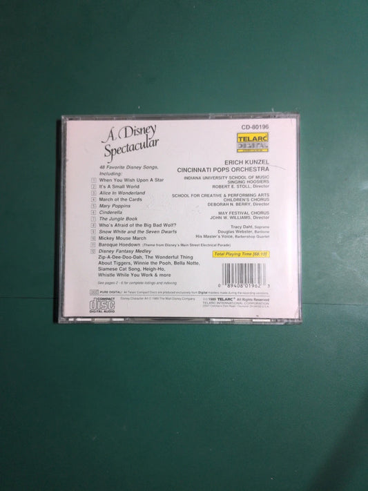 Cd , A Disney Spectacular , Erich Kunzel, Cincinnati Pops Orchestra