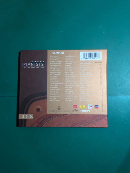 2 Cd Great Pianists Of The 20th Century: Sampler 0289462669923