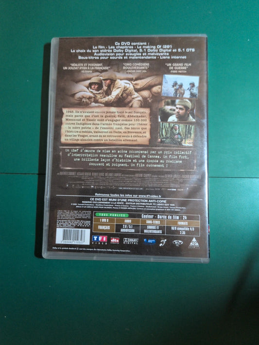 Dvd Indigènes de Rachid Bouchareb
