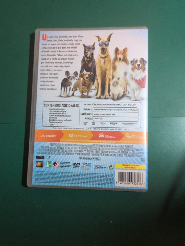 Dvd Marmaduke de Tom Dey (Espagnol)