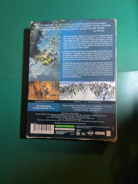 Coffret 4 DVD – Planète Terre : L'intégrale de la série (BBC)