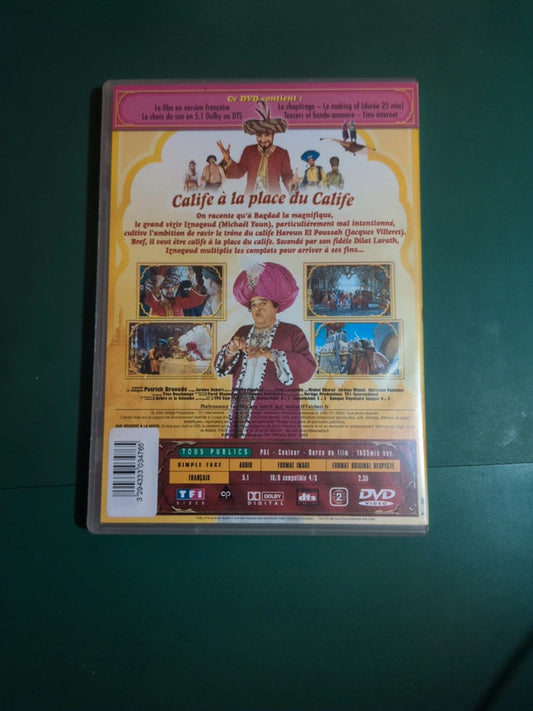 Dvd Iznogoud Calife à la place du calife , Patrick Braoudé , Michael Youn, Jacques Villeret