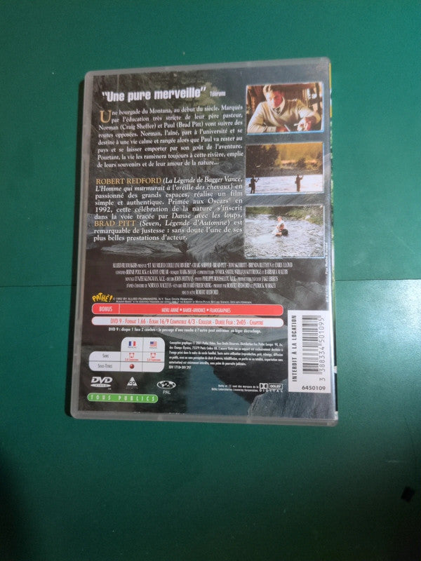 Dvd Et au milieu coule une rivière (A River Runs Through It) , Robert Redford, Brad Pitt