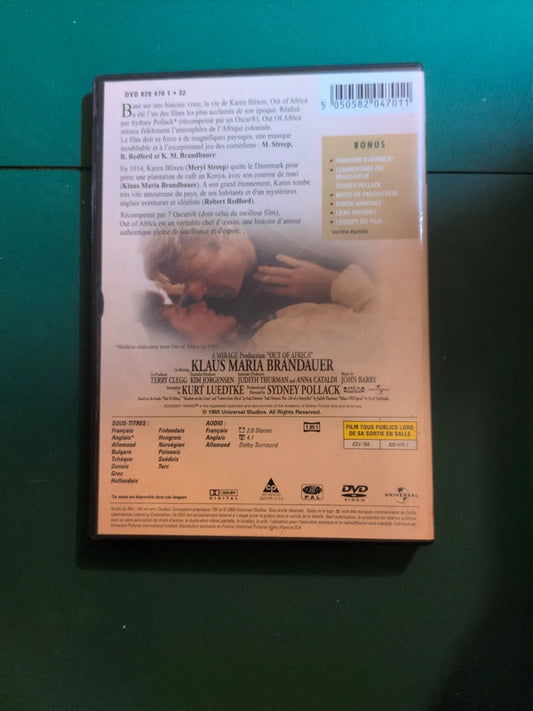 Dvd Out of Africa , Sydney Pollack