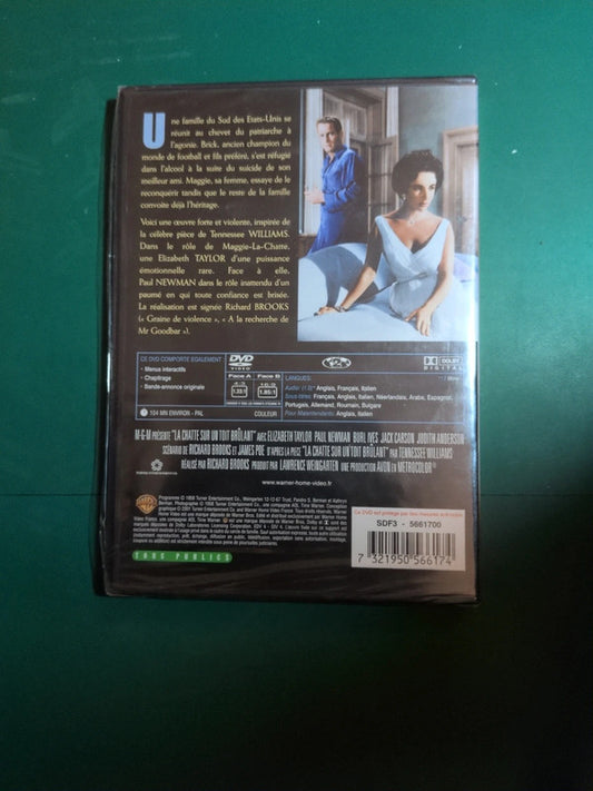 Dvd La Chatte sur un Toit Brûlant , (Cat on a Hot Tin Roof) sous blister