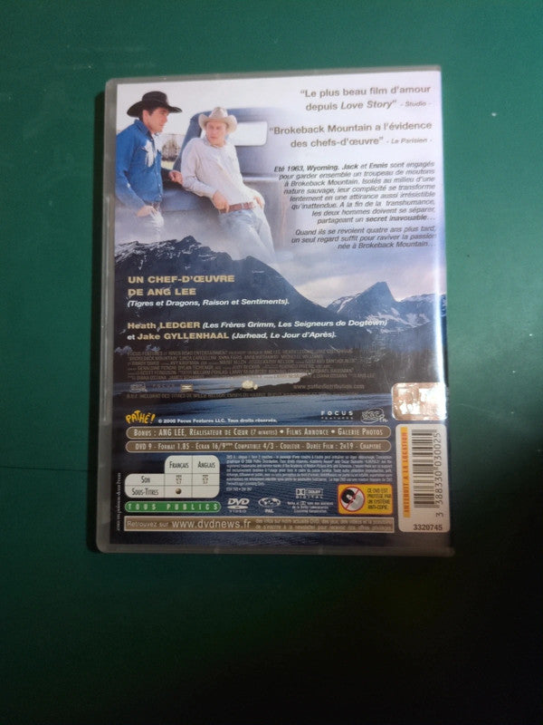 Dvd Le Secret de Brokeback Mountain , Ang Lee