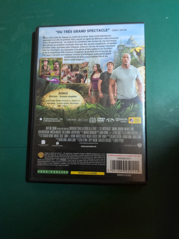 Dvd Voyage au centre de la Terre 2 : L’Île mystérieuse , Brad Peyton