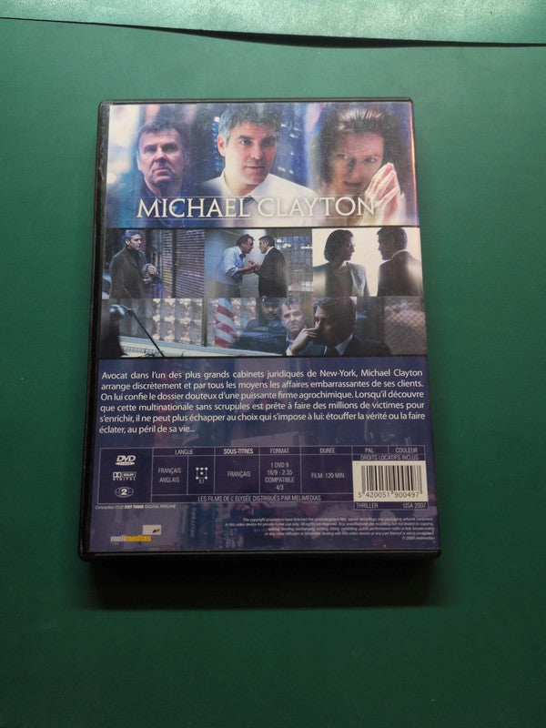 Dvd Michael Clayton , Tony Gilroy