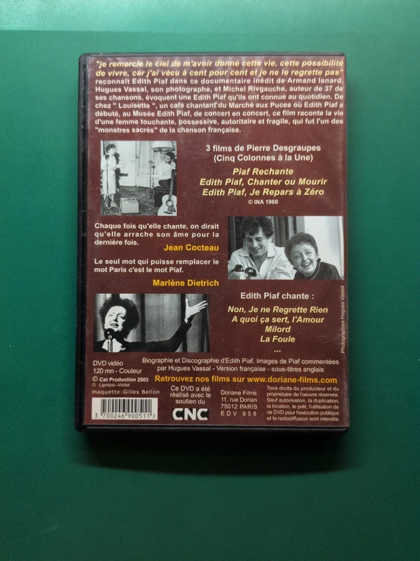 Dvd Édith Piaf – Un Hymne à l'Amour