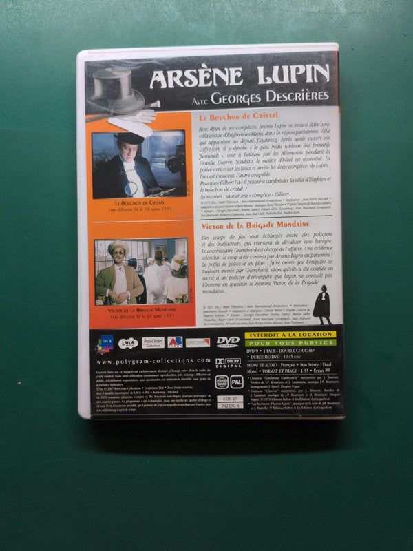 Dvd Arsène Lupin - Volume 1
