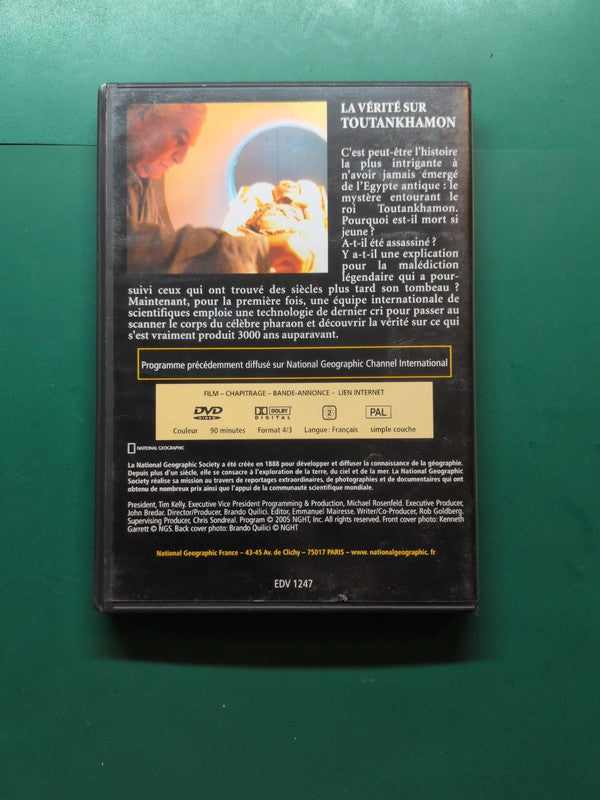 Dvd La Vérité sur Toutankhamon , National géographic