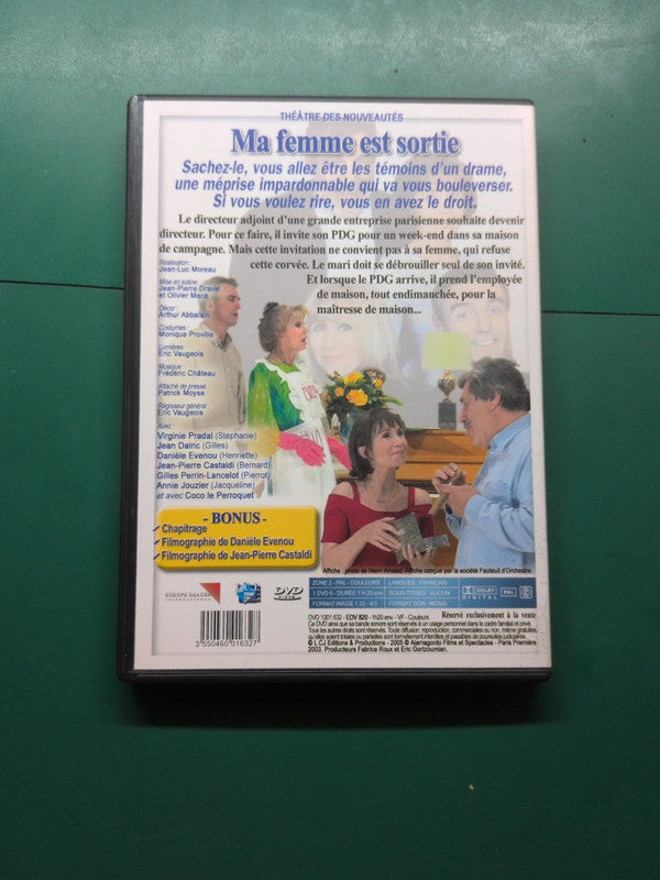 Dvd Ma femme est sortie